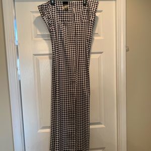 NWT, NY&CO 7th Ave Desugn Studio, Black Checked Dress Pants.